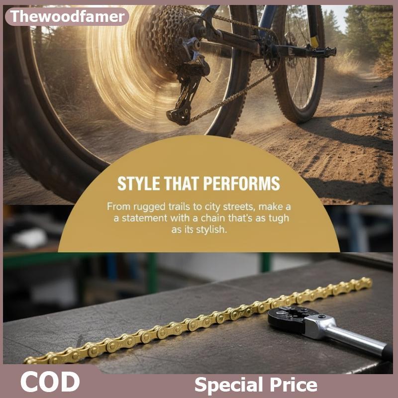 Thewoodfamer Anti-Rust Gold จักรยาน Z80 6/7/8 ความเร็ว 116L Qui Release สําหรับแผนที่จักรยานกลางแจ้ง