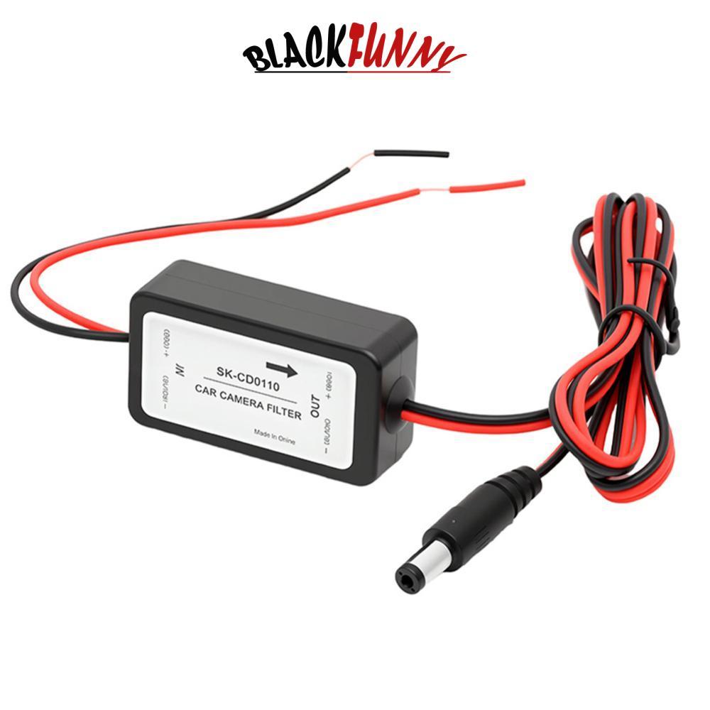 BLACKFUNNY รถสํารองกล้องควบคุมแรงดันไฟฟ้ากรองกําจัดเส้นรบกวนปลั๊ก DC Design Stabilizer สําหรับรถยนต์