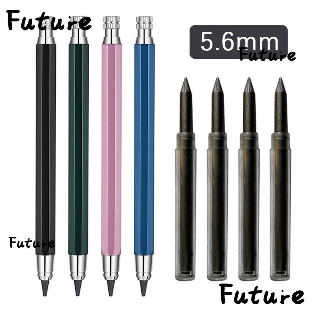 FUTURE ดินสออัตโนมัติ 5.6 มม.2B/4B/6B/8B ดินสอ Refill Sketch การ์ตูนการออกแบบการเขียน Art ภาพวาด