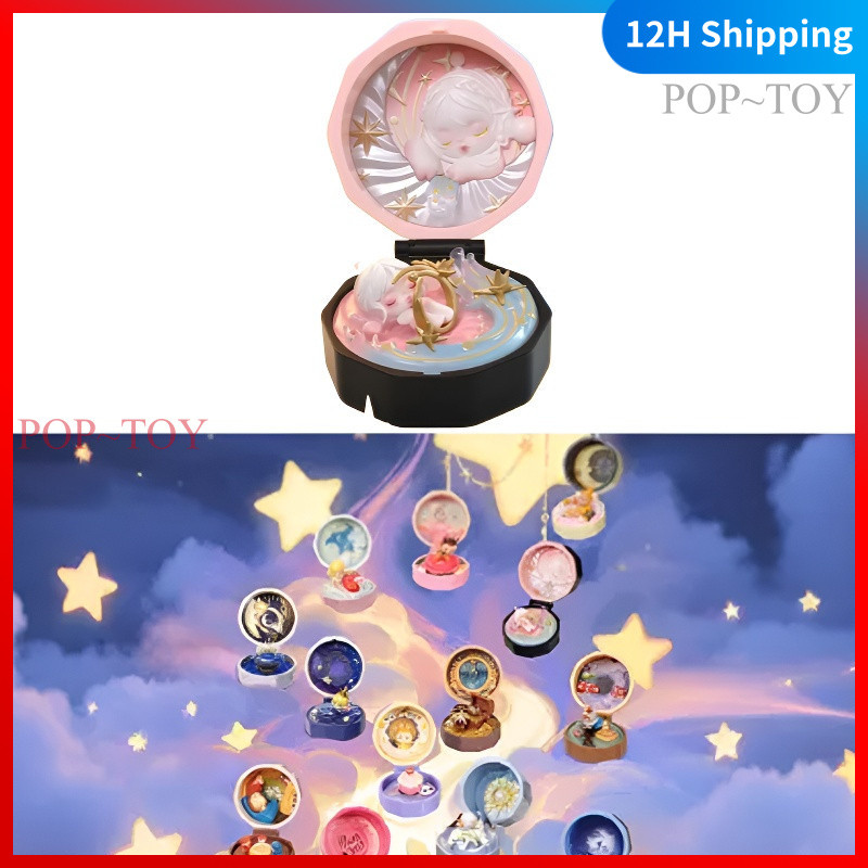 POPMART Romantic ring box Series v4 Figures pop mart skullpanda dimoo blind box collectible figurine decorative gift