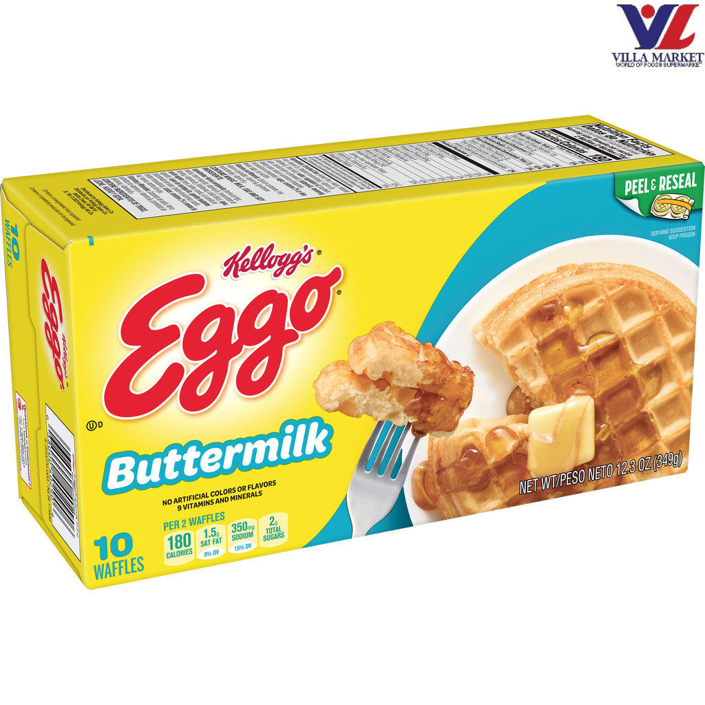 [สินค้าส่งด่วน] [2906] Kellogg's Eggo Buttermilk Waffles 349g
