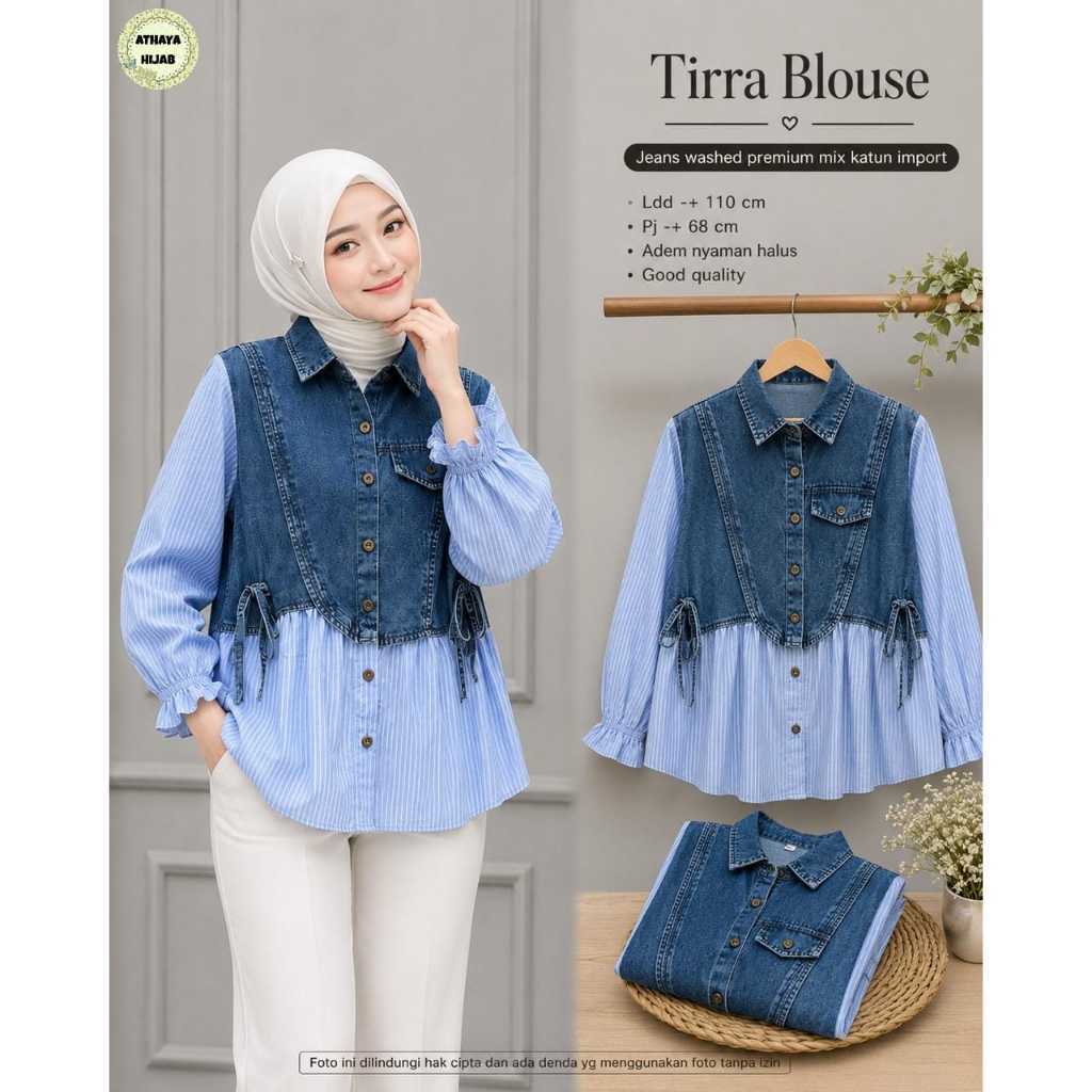 มีกลุ่มซื้อขายขอแอดมิน er elrumi Womens Clothing HQ RITA BLOUSE จาก AtHAYA FASHION STORE alya store