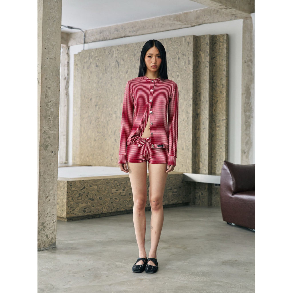 Piccoro - Mellow Striped Cardigan เสื้อคลุมแขนยาว รูปที่ 4