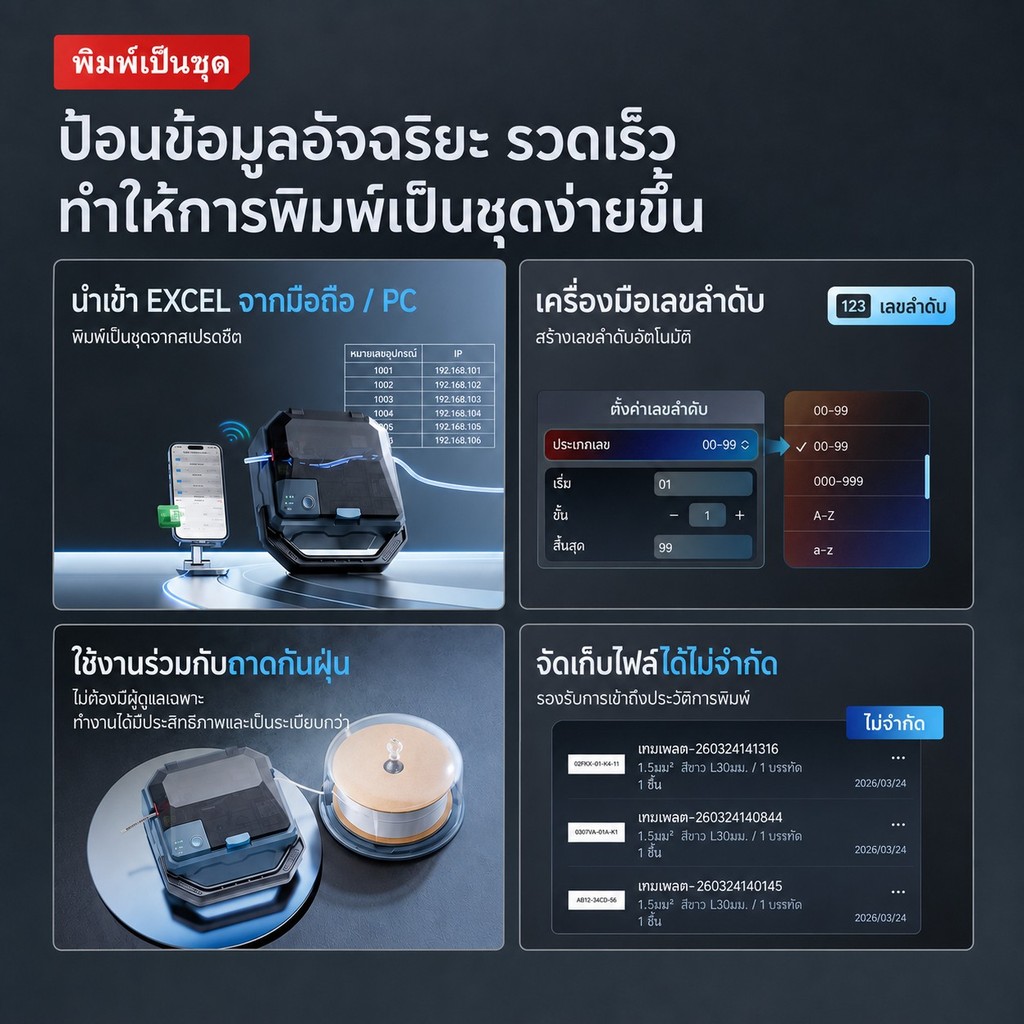 NIIMBOT طابعة أكمام كابلات وأنابيب انكماش C1 ‏300DPI — صورة 8