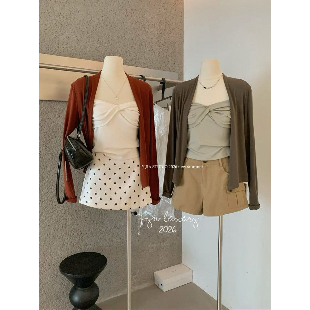 Cdg ชุดเสื้อพร้อมเกาะอก LunaClassy Y jia Y926F