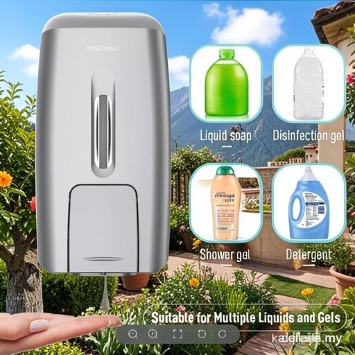 800ML Liquid Soap Dispenser Manual Wall Soap Dispenser Hand Sanitizer Dispenser คู่มือปั๊มสบู่สําหรั