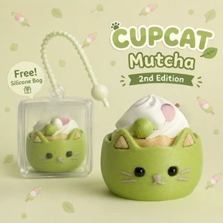 ของเล่นกดปลายนิ้วคลายเครียด พวงกุญแจเค้กแมวน่ารัก กดได้มีแสง สวยเก๋ สั่ง COD