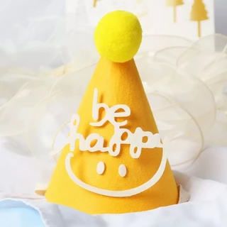 (สินค้าพร้อมส่งจากไทย) หมวกปาร์ตี้วันเกิด DIY หมวกวันเกิด ตกแต่งปาร์ตี้ HBD (G0106)