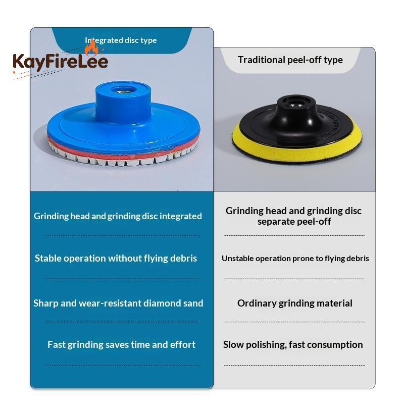 [KFL-t] 4 Step Diamond Polishing Pads Sharp Wear Resistance Fast Polishing For Stone Tile Grinding S