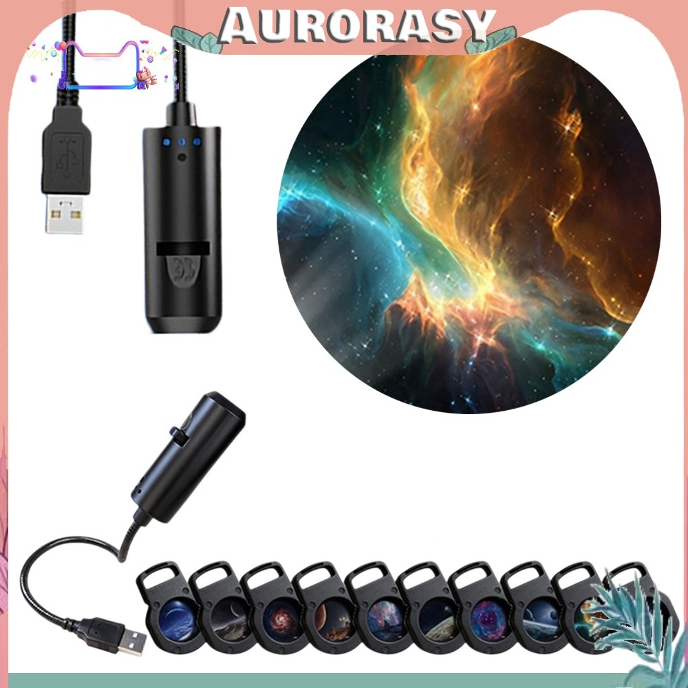 ❤Star Projector Light 360 องศาคอยืดหยุ่น Galaxy Star Projector USB Powered