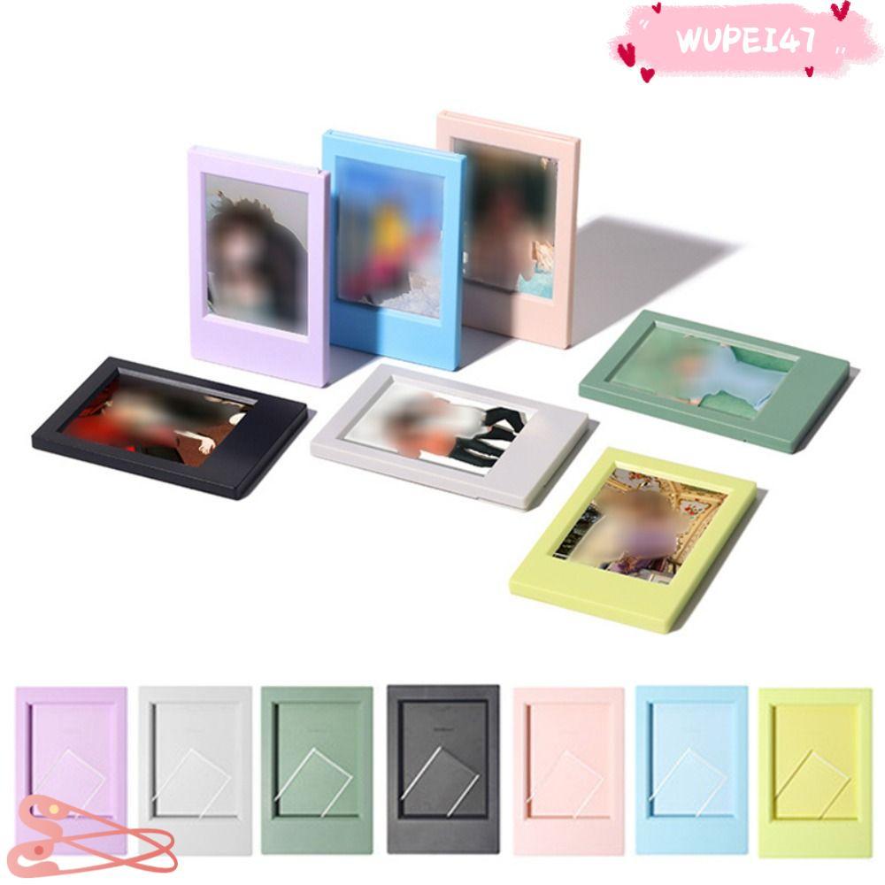 WUPEI47AD กรอบรูปเดสก์ท็อปตกแต่งแนวตั้ง Art Photo Display 3 นิ้วสําหรับ Fujifilm Instax mini