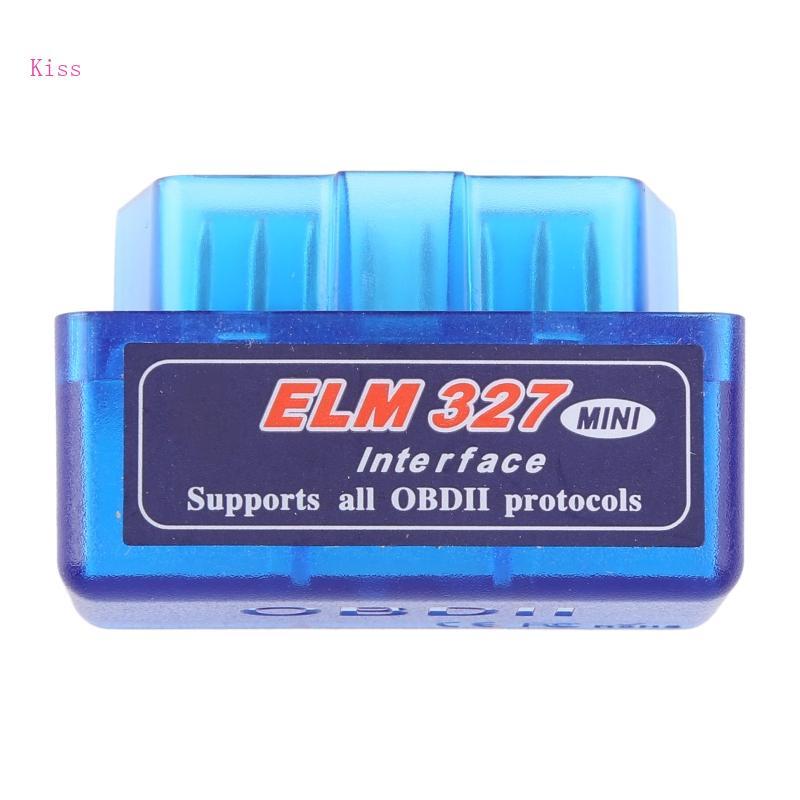 Kiss Car Diagnostic Scanner Elm 327 OBD 2 สําหรับเครื่องอ่านรหัส Android Clear Trouble