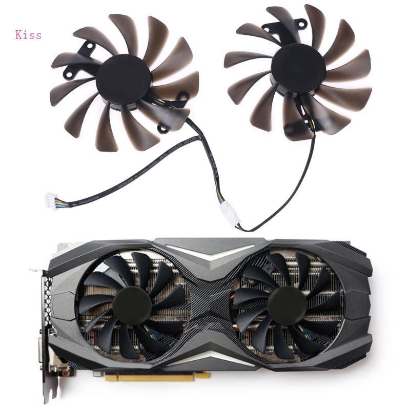 Kiss Cooler พัดลมสําหรับ ZOTAC GTX 1070 GTX 1070Ti 1080Ti AMP กราฟิกการ์ด
