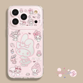 สำหรับIPhone 17 16 15 13 11 Air 12 14 Pro Max X XR 7 6 6S 16 15 8 Plus SEเคสใสทัชชาย ลายการ์ตูน หลายลายให้เลือก สวยทนทาน