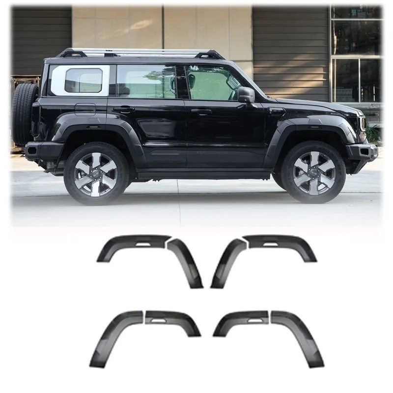 VSOM Hit product 2024+ BJ40PRO ภายนอกรถยนต์ ABS ความมืด Non-Destructive ติดตั้ง Fender Cover Wing Pa
