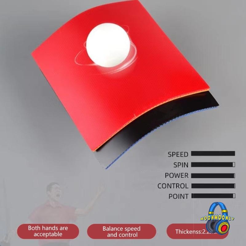 MOON PingPong Sheet Rubber Table Tennis Bat Replacement Rubbers Sheet PingPong Training Rubber Table