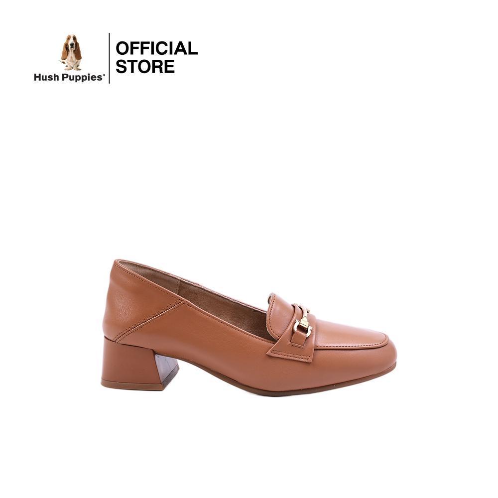 Hush Puppies รองเท้าผู้หญิง รุ่น HP 8WDFI0315Z - สีน้ำตาล (รองเท้าทางการหนังแท้ แบบสวม)