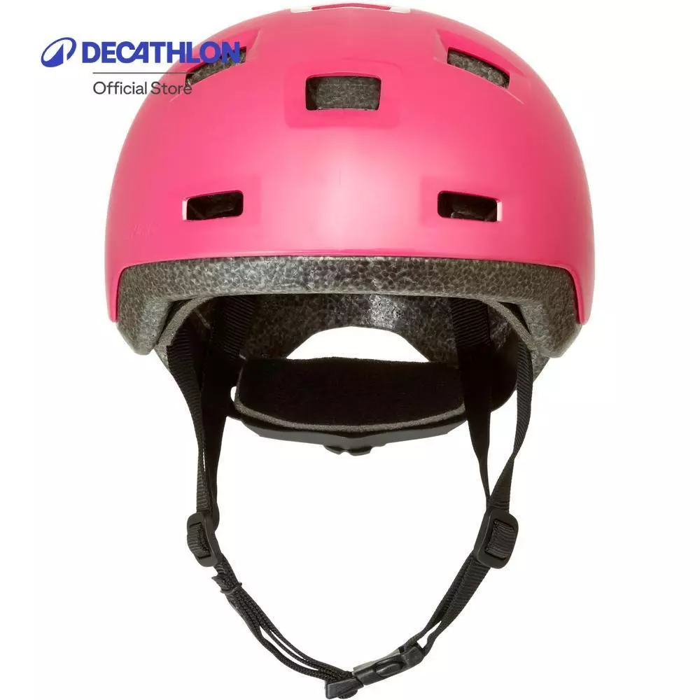Decathlon Kids' Scooter Helmet หมวกกันน็อคเด็กใส่เล่นอินไลน์สเก็ต สเก็ตบอร์ด สกู๊ตเตอร์รุ่น B100 - Pink