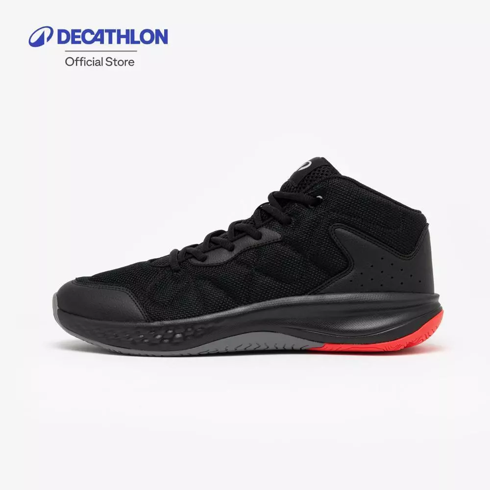 Decathlon Adult Basketball Shoes Essential 100 รองเท้าบาสเกตบอล สำหรับผู้ใหญ่ รุ่น Essential 100 - Black