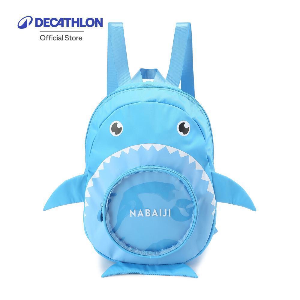 Decathlon Kids Swim Bag Shark กระเป๋าใส่สัมภาระไปสระว่ายน้ำสำหรับเด็ก - Blue