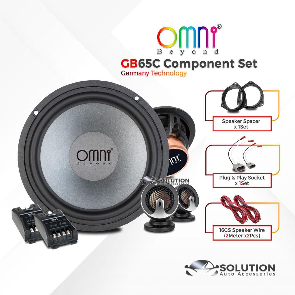 เครื่องเสียง Kereta BEYOND 6.5" G Beyond Mid Bass Set Komponn (GB65C) - Perodua Proton Honda Toyota 