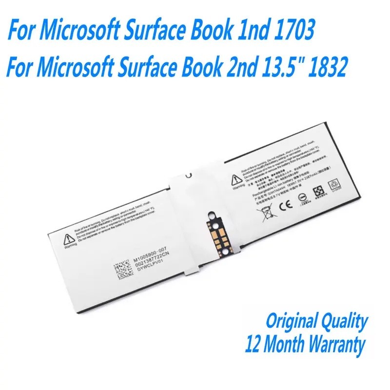 7.5V 18Wh G3HTA044H G3HTA045H แบตเตอรี่แล็ปท็อปสําหรับ Microsoft Surface BOOK 1 1703 1704 1705 / Sur