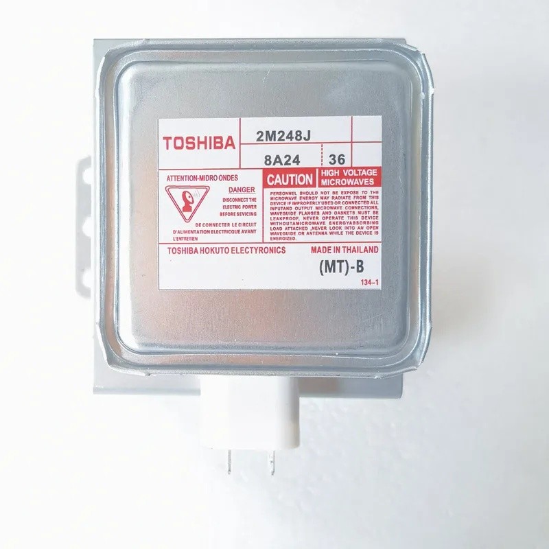 ใหม่สําหรับ TOSHIBA อุตสาหกรรมระบายความร้อนด้วยอากาศเตาอบไมโครเวฟ Magnetron 2M248J 1000W เตาอบไมโครเ