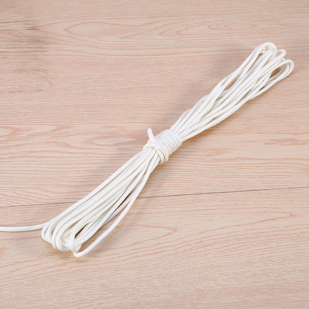 9 Strand Luminous ใน Dark Paracord 550lb สายร่มชูชีพสําหรับปีนเขา 50 FT Survival Rope