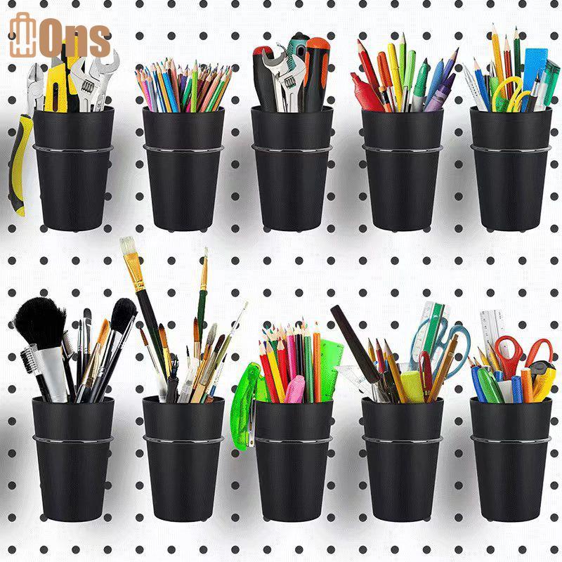 Ons Pegboard Cup Holder Set for Craft Room, Ribbon & Tool Organizer Accessories ที่