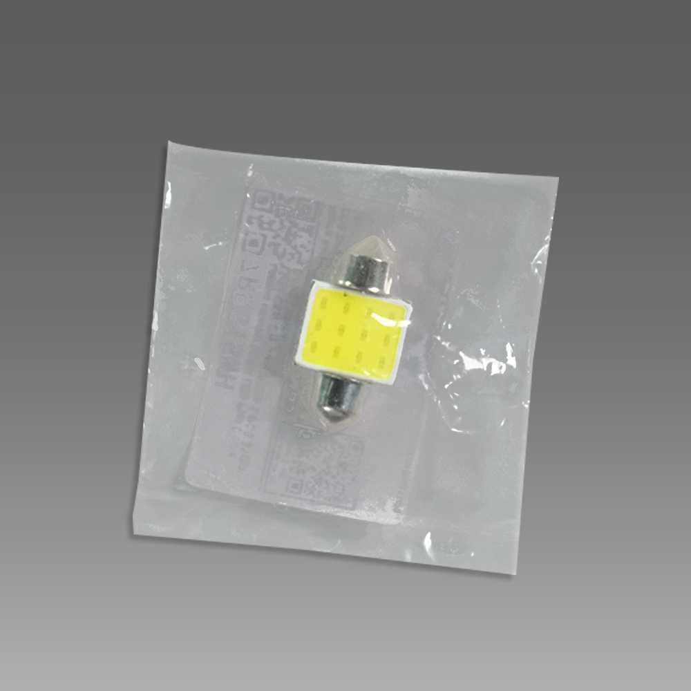 TASTYSTTR ไฟภายในรถ C5W COB LED Plate Dome Light Cool White 2W 1 PCS - BA9S
