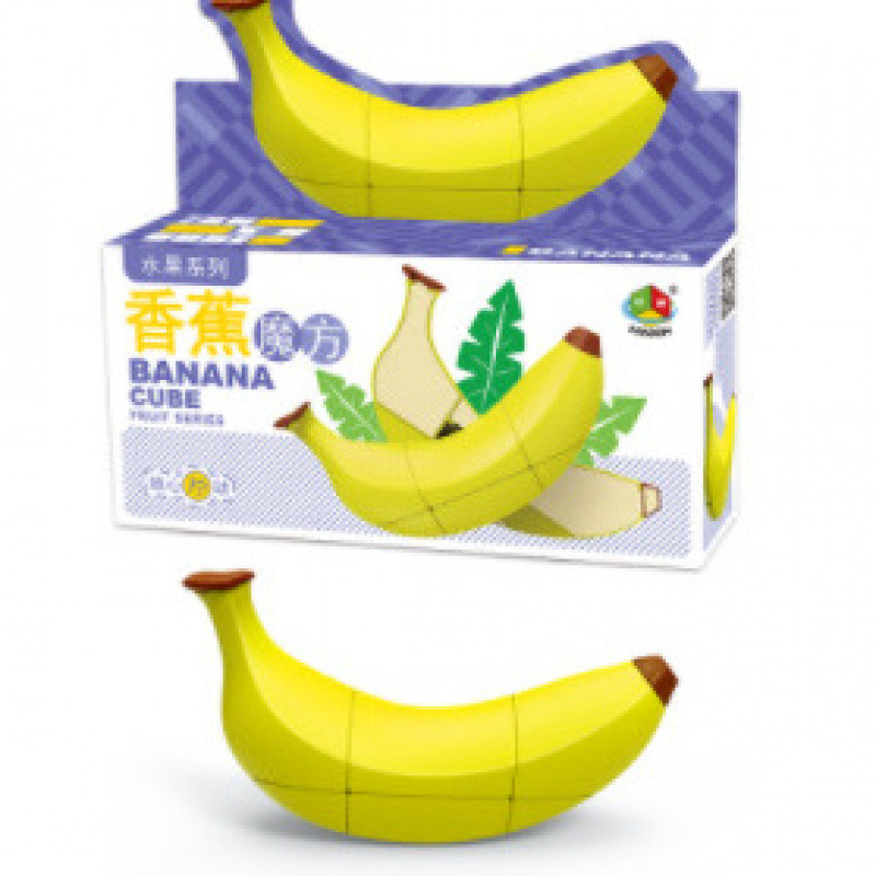 Pan-New Creative Fruit Rubiks Cube Banana Apple Lemon Orange Pear Peach Animal Dinosaur Basketball อ