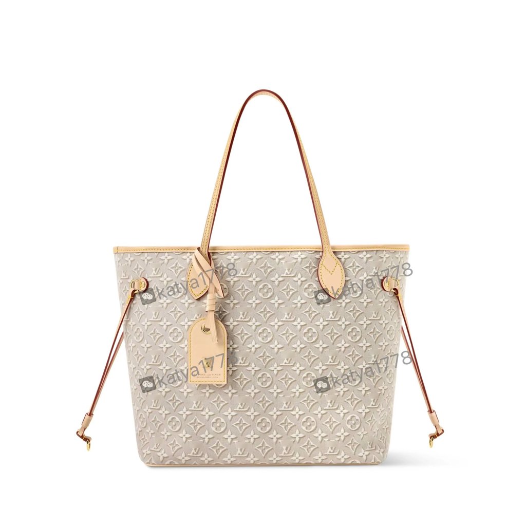 Neverful Medium Shopping Bag Tote Bag M2A381 สีเบจ