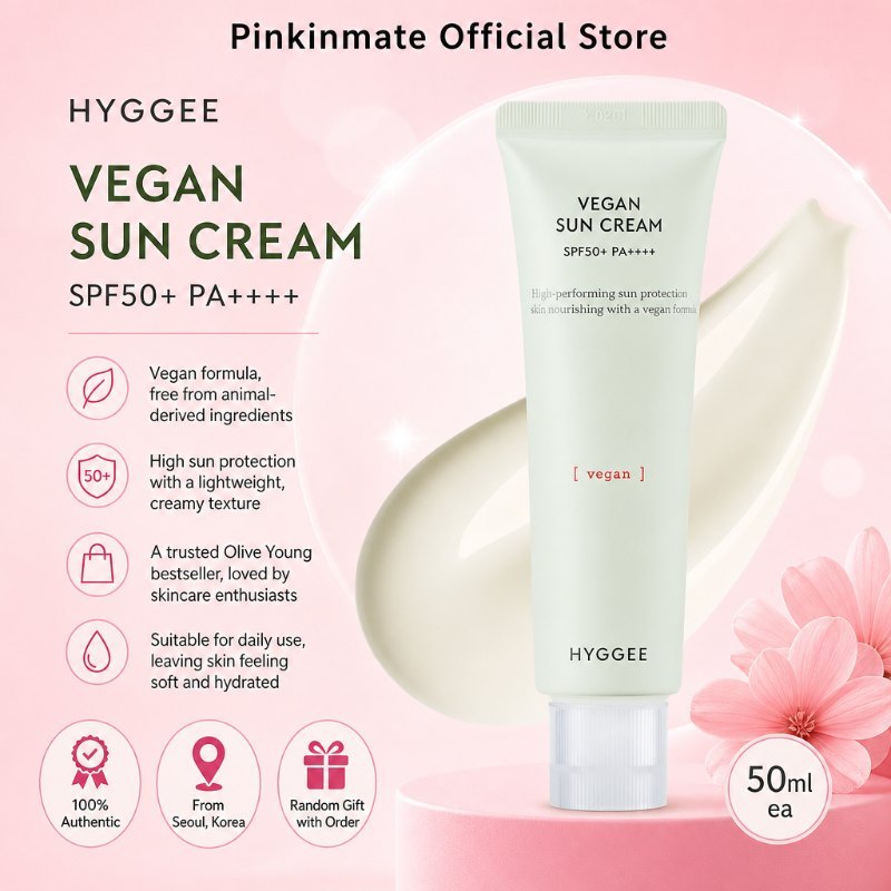 HUXLEY Vegan Sun Cream SPF50+ PA++++ 50ml สกินแคร์เกาหลี Daily Beauty Care K Beauty Essential ส่งจาก