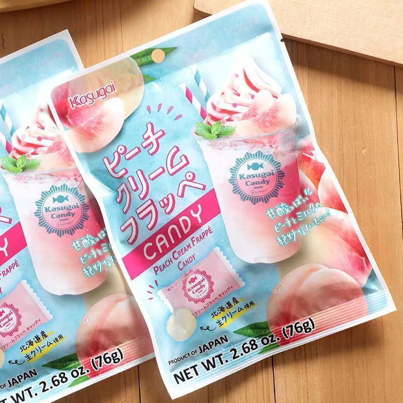 ญี่ปุ่นนําเข้า Kasugai Kasugai Grapefruit Flavour Gummy Matcha Milk Flavour Peach Flavour Candy Bagg