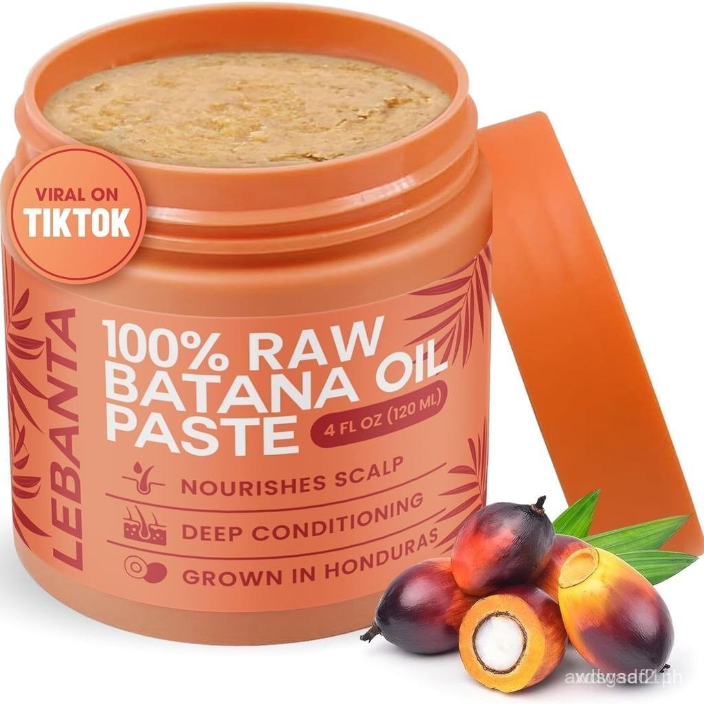 LebantaRawBatanaOilforHair-100%Pure,Organic4ozBatanafromHondurasforFuller,Thicker-LivingHair-Unrefin
