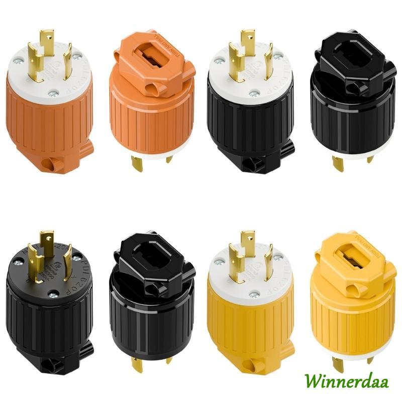WIN Twist Lock L6 20P ปลั๊ก 20A 250V เต้ารับไฟฟ้ากันน้ําสําหรับอุปกรณ์