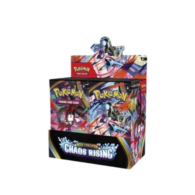 🔥พร้อมส่ง🔥 Pokémon ME04 Chaos Rising Mega Evolution Booster Pack การ์ดโปเกมอน 10 ใบ/ซอง มี 4 ลาย thumbnail 9