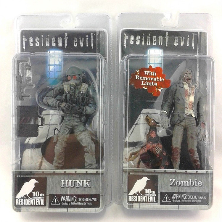 NECA Resident Evil Zombie Dog Zombie Dog Hank Gas Mask ตุ๊กตาเคลื่อนย้ายได้