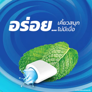 [แพ็ค 6 ขวด] Dentyne Splash Hypermint เดนทีน สแปลช ไฮเปอร์มินต์ แบบขวด 24 เม็ด (45.6g)