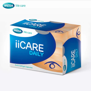 MEGA We care เมก้าวีแคร์ II CARE DAILY ( 3X10'S ) ไอไอแคร์ เดลี่ ผลิตภัณฑ์เสริมอาหาร 30 เม็ด (ID030I)
