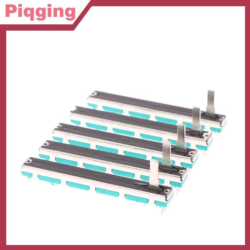 Piqging 5 ชิ้น 75 MM Double B10K Oril B10KX2 Behringer Pot Mixer Fader TH