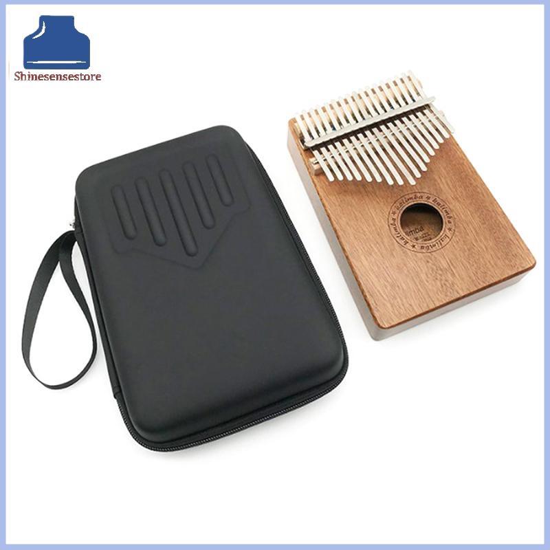 SHINE 17-Tone Kalimba Thumb Thiened Kalimba Instrument Storage Case Kalimba Music Box TH
