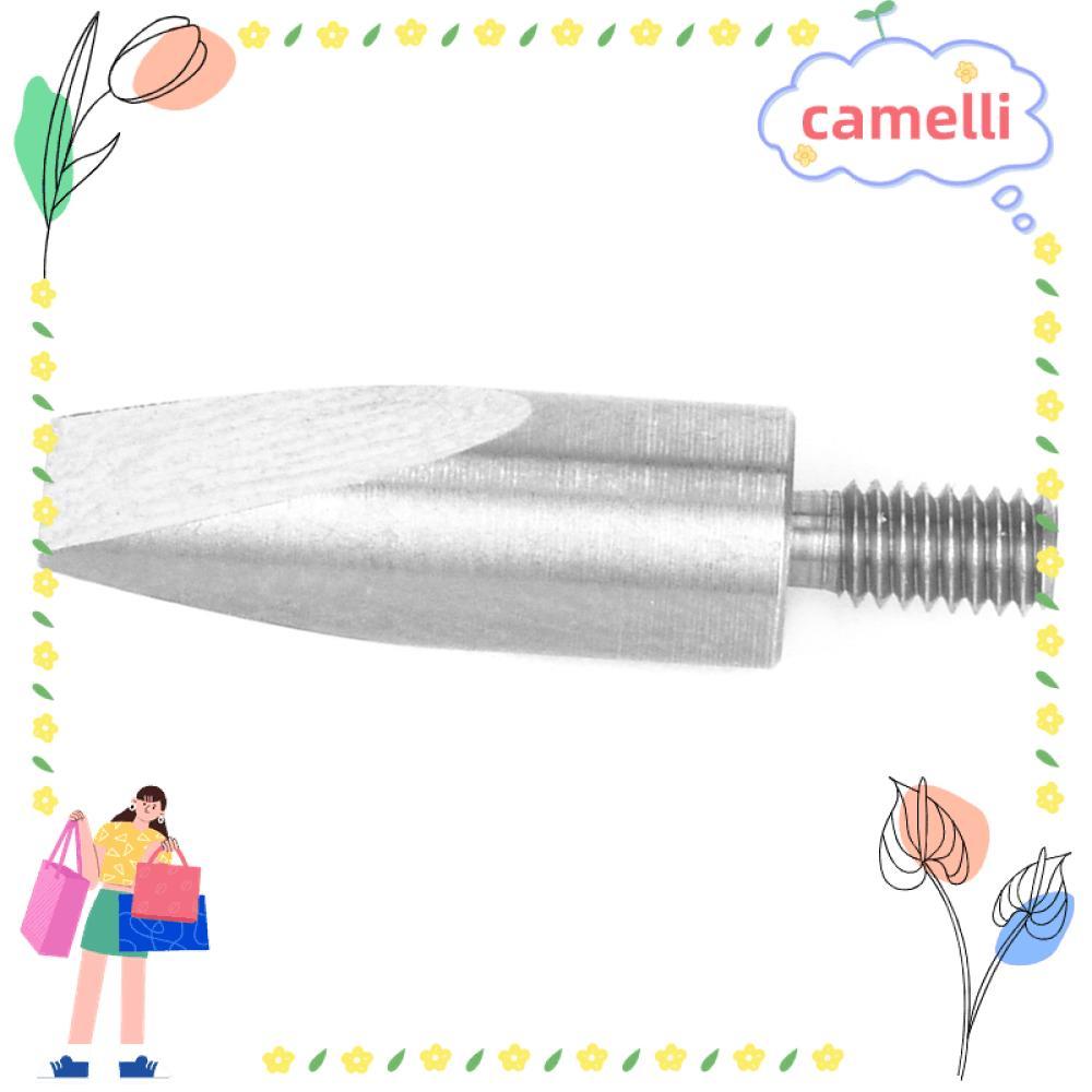 CAMELLI จุดสัมผัส, M2.5 ด้ายสแตนเลส Dial Indicator Probe, Precision Flat Contact Point ความลึกวัด Di