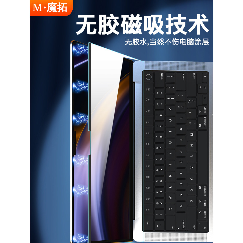 [ไม่เสียหายชั้น] MacBookPro เหมาะสําหรับฟิล์มหน้าจอ Apple mac คอมพิวเตอร์ 2026 ป้องกัน M5M4M3 นิ้วฟิ
