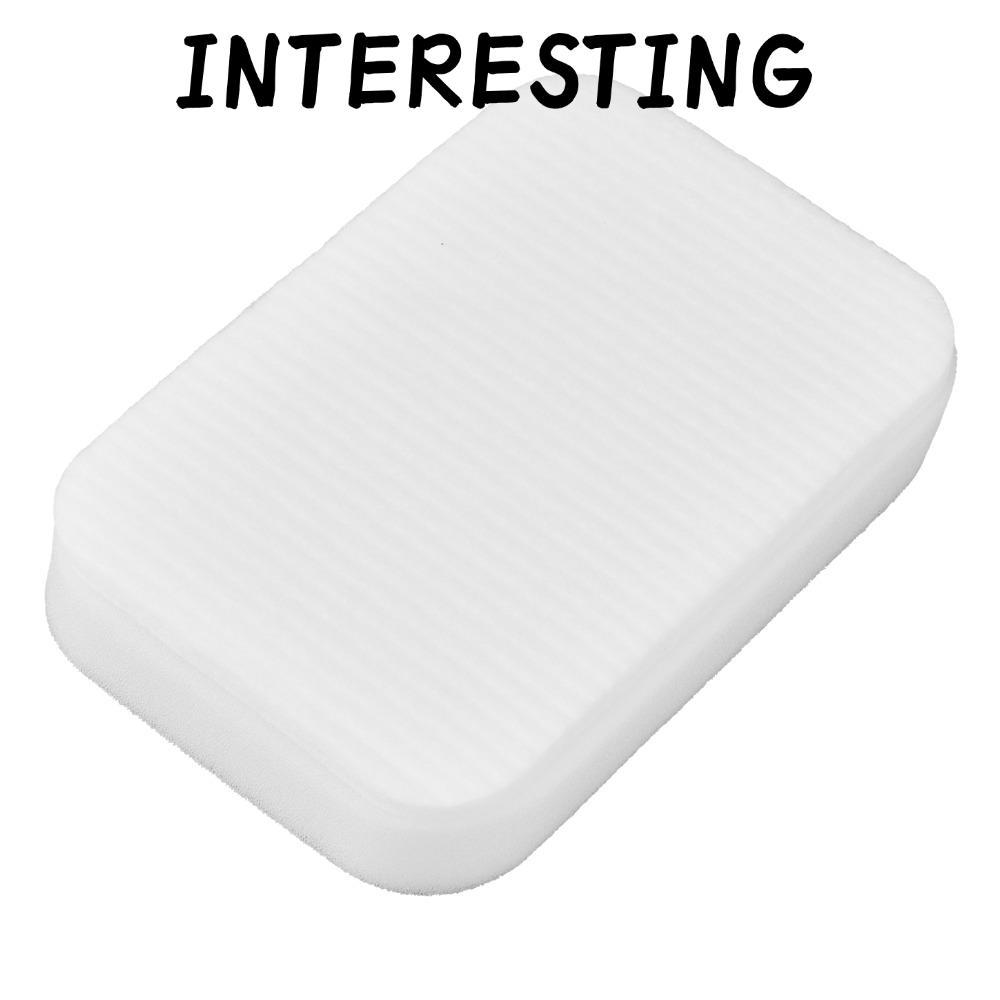 INTERESTING 4PCS กรองกรอง,สูงจีบเครื่องดูดฝุ่น,ฟองน้ําล้างทําความสะอาดได้สีขาวกรองสําหรับ Shark NV25