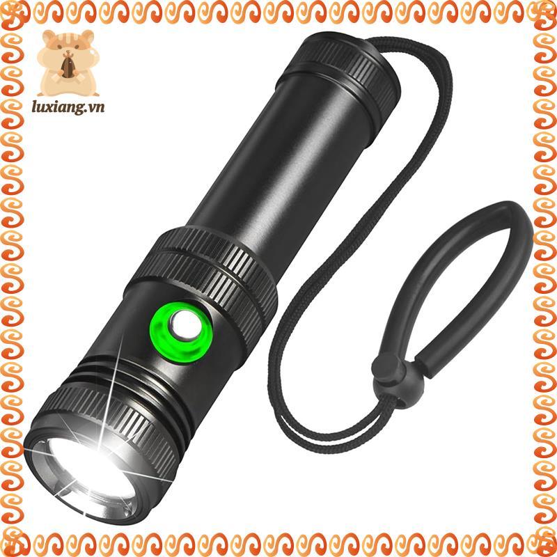 สําหรับดําน้ําดําน้ําไฟฉาย,กันน้ํา 21700 แบตเตอรี่ชาร์จไฟฉายใต้น้ําสําหรับดําน้ําดําน้ําดูปะการังแสง