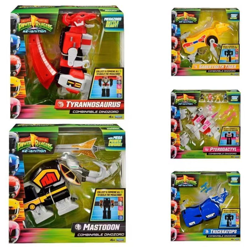 【พร้อมส่ง】power Rangers Figure Hasbro ของเล่นอะนิเมะรูป Megazord/Power Rangers Ryusou ชุด ของสะสม Ac