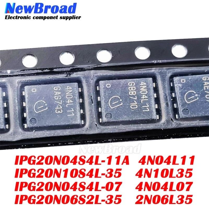1-5PCS IPG20N04S4L-11A 4N04L11 IPG20N10S4L-35 4N10L35 IPG20N04S4L-07 4N04L07 IPG20N06S2S35 ทรานซิสเต