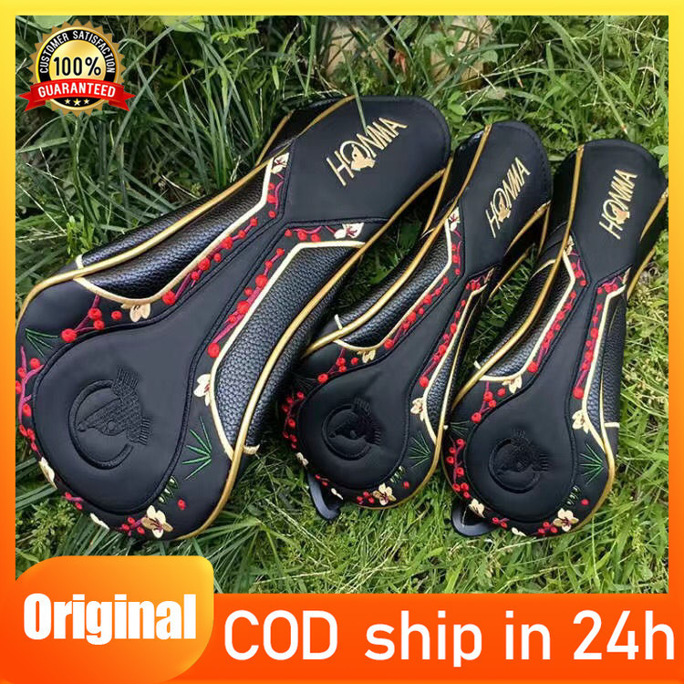 Original- ฝาครอบกอล์ฟคลับ Red Horse Meeting Jin-E ชุด Club Cover Cap ฝาครอบเหล็ก 8RW3