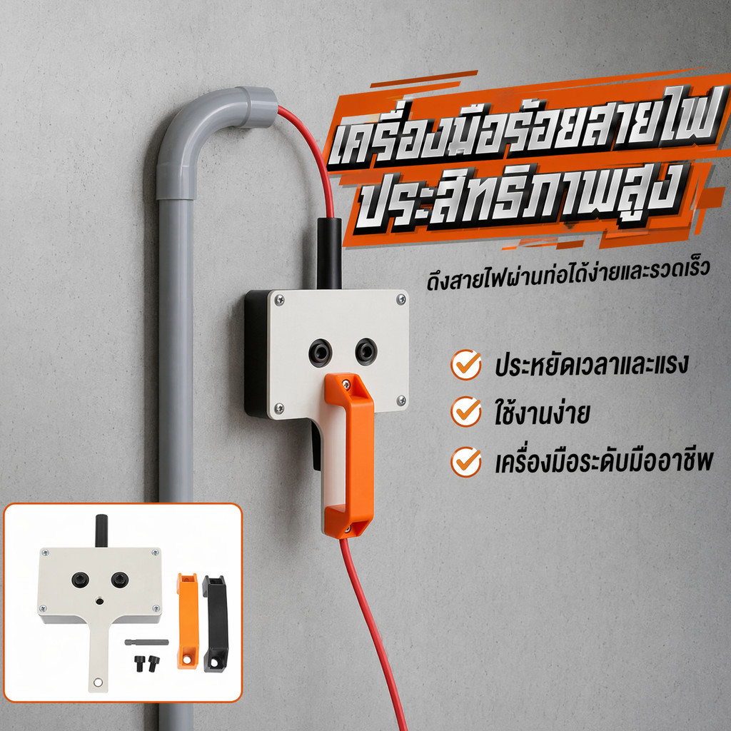 ตกลง ตัวดึงลวด เครื่องดึงสายหนัก เครื่องดึงสายไฟ มีประสิทธิภาพเครื่องป้อนสายเคเบิลเรียบแบบใช้มือถือ อุปกรณ์ดึงสายเคเบิล
